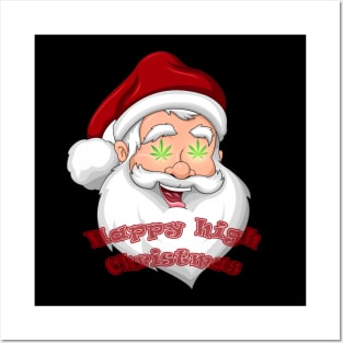 Santa Claus got high Christmas gift Posters and Art